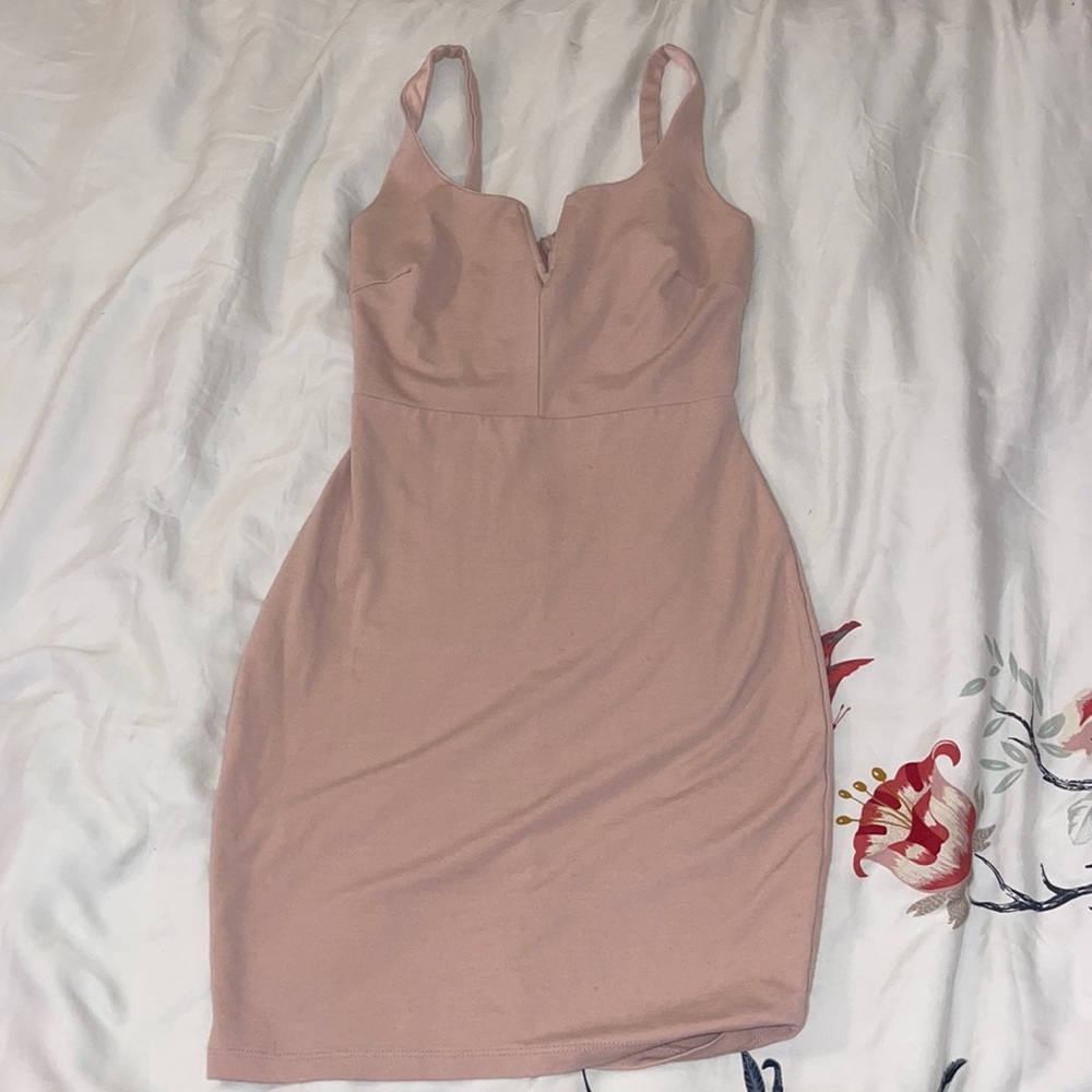 Nordstrom Bodycon rosy pink cocktail dress
